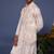 Hayan pichwai resham ivory kurta 1 jacket set