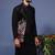 Taimoor black kurta 1 jacket set