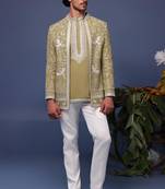 Farukh mehndi jodhpuri set