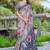 Grey linen cotton saree