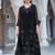 Women's Gorgeous Fox Georgette Embroidery Straight Kurta with Pant and Dupatta Set