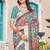 Multy linen cotton saree