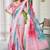 Multy linen cotton saree