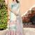 Off white linen cotton saree