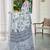 Blue linen cotton saree