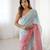 Rust crunchy silk blend embroidered saree