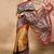 Mustard tissue digital printed fancy saree