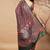 Maroon tissue digital printed fancy saree