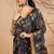 Purple tissue digital printed fancy saree