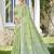 Pista linen embroidered saree