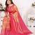 Heavy zari woven red banarasi silk blend saree