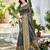Grey assam silk blend zari woven saree