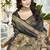 Grey assam silk blend zari woven saree