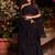 Black Georgette Sharara Set