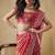 Pink tissue ready to wear saree