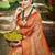 Orange dharmavaram heavy woven saree