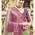 Green kanjivaram silk blend saree