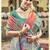 Pink kanjivaram silk blend saree