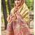 Yellow kanjivaram silk blend saree