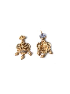 Gorgeous ad stone laxmi necklace set  5