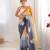 Multicolor sequins work multi padding saree