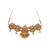 Gold plated goddess necklace set