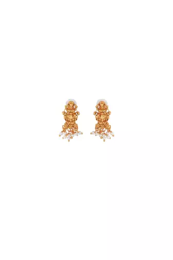 Gold plated goddess necklace set