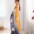 Multicolor sequins work multi padding saree