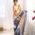 Multicolor sequins work multi padding saree