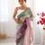 Multicolor sequins work multi padding saree