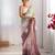 Multicolor sequins work multi padding saree