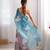 Multicolor sequins work multi padding saree