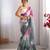 Multicolor sequins work multi padding saree