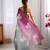Multicolor sequins work multi padding saree