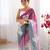 Multicolor sequins work multi padding saree