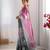 Multicolor sequins work multi padding saree