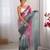 Multicolor sequins work multi padding saree