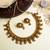 Antique matte finish bodla necklace set