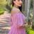 Off-Shoulder Ruffled Georgette Maxi Dress