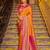 Mustard banarasi silk blend zari woven saree