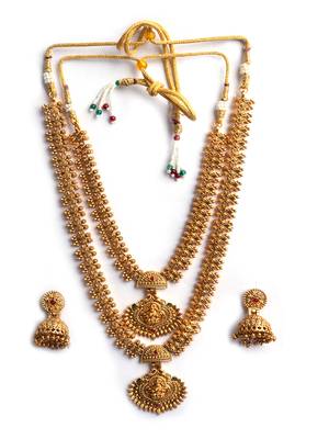 Antique gold plated combo jewelry set 3