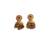 Antique gold plated combo jewelry set