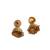 Antique gold plated combo jewelry set