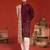 Kush wine kurta set