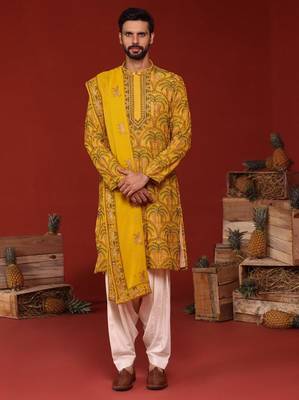 Chaitanya haldi kurta set 1