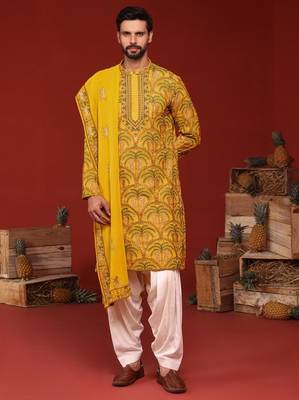 Chaitanya haldi kurta set 2