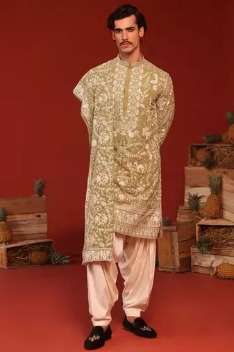 Mrityunjay mehandi kurta set