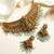 Gold plated laxmi choker set