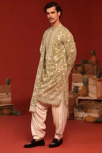 Mrityunjay mehandi kurta set