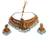 Gold plated laxmi choker set
